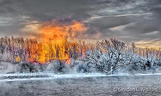 Frosty Rideau Waterway Sunrise_P1010878-82.jpg - Photographed along the Rideau Canal Waterway at Kilmarnock, Ontario, Canada.